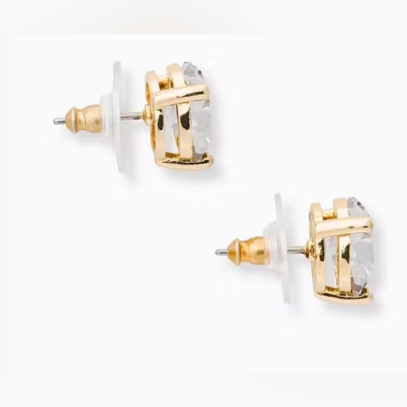 NWT! Authentic ♠️ kate spade clear crystal stud earrings - Picture 11 of 16